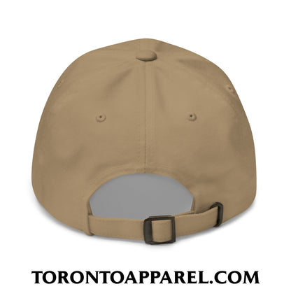 Upside Down Blue Jays Embroidered Unstructured Dad Hat - Toronto Apparel
