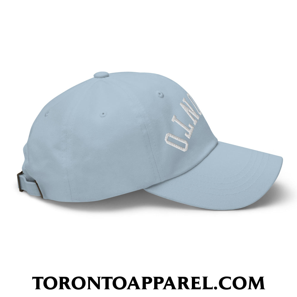 Upside Down Toronto Embroidered Unstructured Dad Hat - Toronto Apparel
