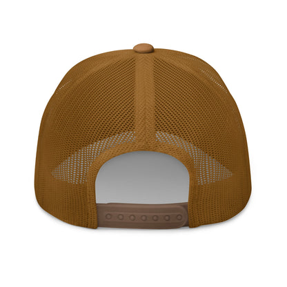 Upside Down Toronto Ontario Embroidered Mesh Trucker Hat - Toronto Apparel