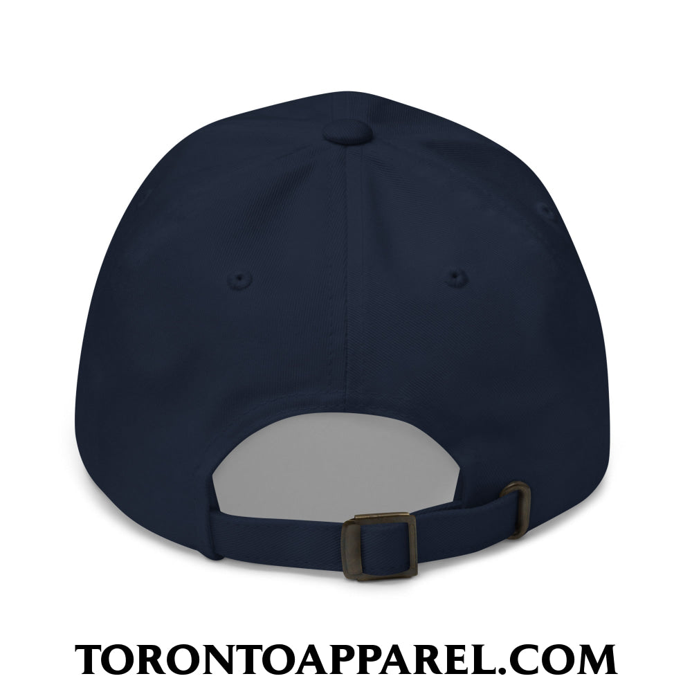 Upside Down Toronto Ontario Embroidered Unstructured Dad Hat - Toronto Apparel