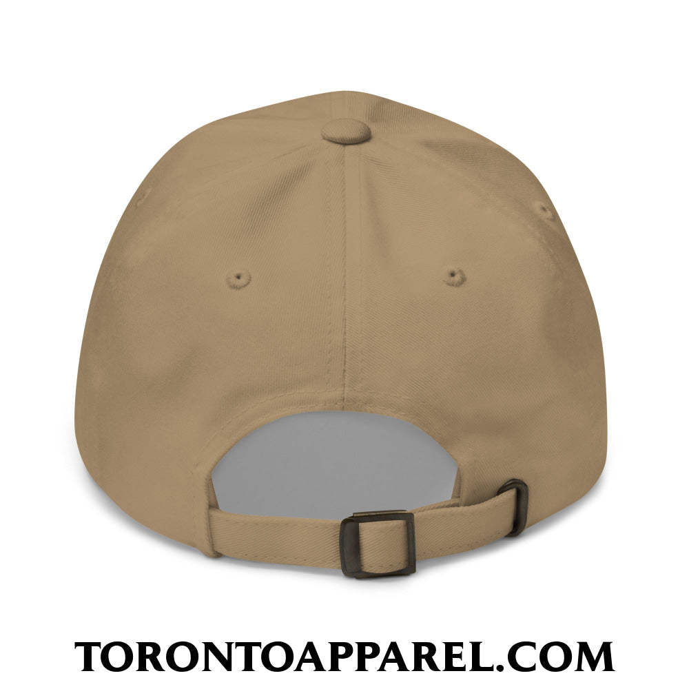 Upside Down Toronto Ontario Embroidered Unstructured Dad Hat - Toronto Apparel